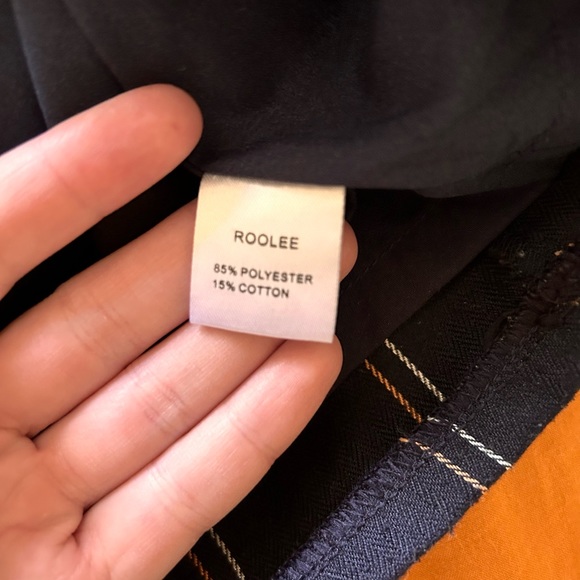 SOLD ROOLEE plaid nursing dress - Picture 4 of 7